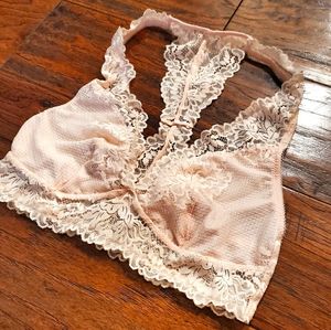 Pink Lacy Brallette